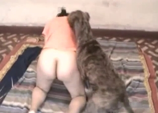 Doggy style violation for a zoophile