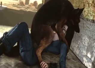 Dude fucking a submissive bitch