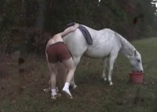 Extreme pussy eating for a big beast