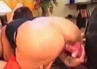 Doggy style fuck-fest with a nasty dog