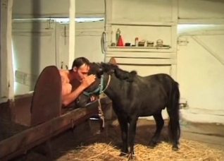Extremely hot sex with amateur zoophiles