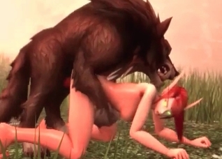 World of Warcraft elf enjoys bestiality