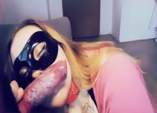 Cute double dick-sucking with a nice slutty mademoiselle