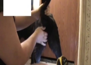 Obsessed with that animal's hole