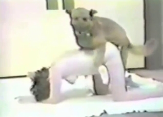 Her stepbrother recorded her fucking two dogs